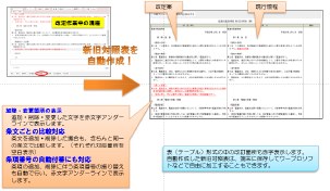 新旧対応表を自動作成